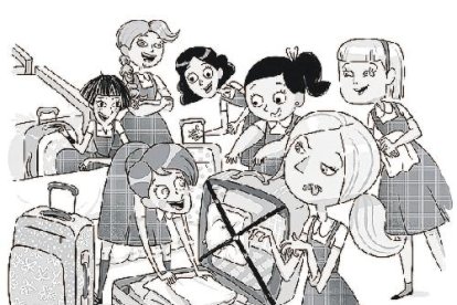 Els lleidatans han modernitzat els dibuixos de les joves.