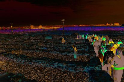 Reconstrucció d’una piadora per a raïm als Estinclells de Verdú.