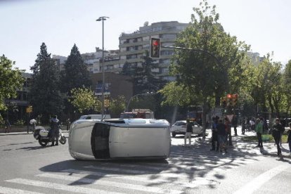 El xòfer de la furgoneta que va bolcar dissabte ha estat imputat.
