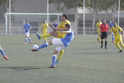 Noel Carbonell, l’autor del gol de l’empat, és el capità del Lleida Esportiu B.