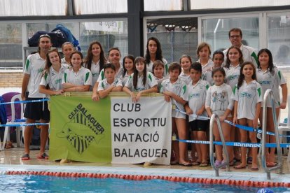 Alguns dels representants del CN Lleida a la prova.