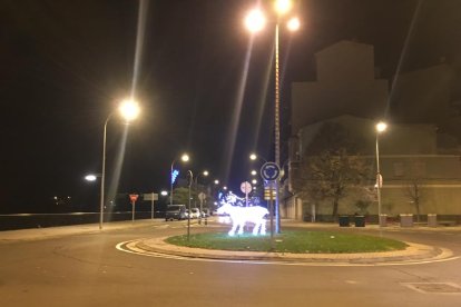 Mercadillo navideño organizado por Manos Unidas.