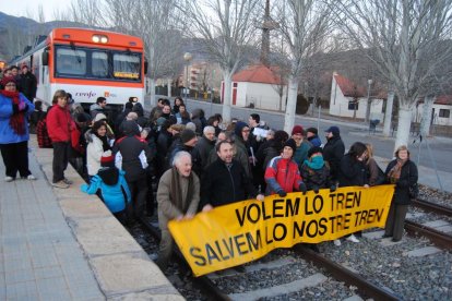 El tren de la Pobla renace a los 65 años