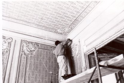 Alcaldes y concejales de Tàrrega de los 35 últimos años, el viernes.