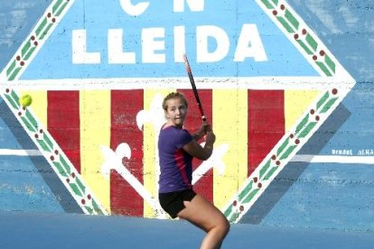 Una de les jugadores participants en el Masters Provincial.