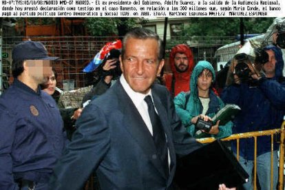 Imatge d’Adolfo Suárez l’octubre del 1998.