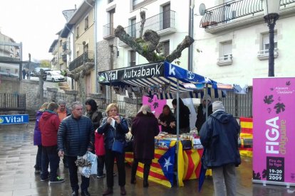 L'estand d'Alguaire va ser un dels que va tenir més èxit.