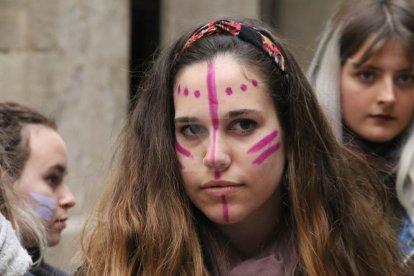 Protestas en el marco de una huelga feminista pionera.