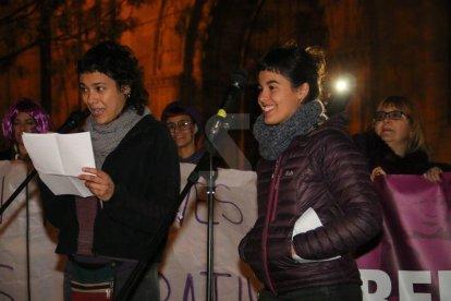 Protestes en el marc d'una vaga feminista pionera.