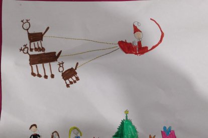 Dibuixa'ns com imagines el teu Nadal.