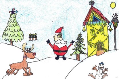 Dibuixa'ns com imagines el teu Nadal.