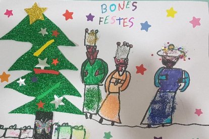 Dibuixa'ns com imagines el teu Nadal.