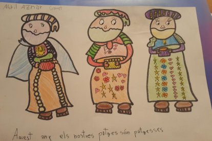 Dibuixa'ns com imagines el teu Nadal.