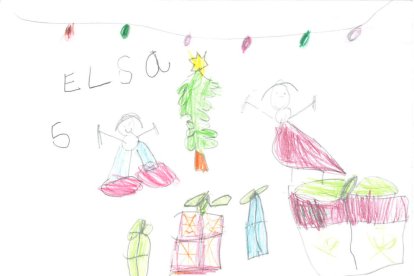 Dibuixa'ns com imagines el teu Nadal.