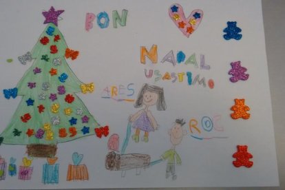 Dibuixa'ns com imagines el teu Nadal.