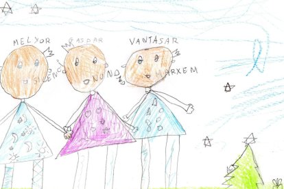 Dibuixa'ns com imagines el teu Nadal.