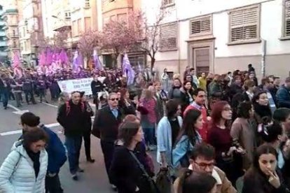 Jornada con dos manifestaciones por falta de un acuerdo entre los colectivos feministas Marea Lila y la Coordinadora del 8-M.