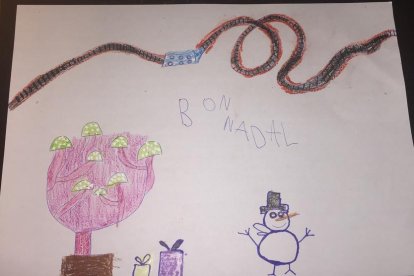 Dibuixa'ns com imagines el teu Nadal.