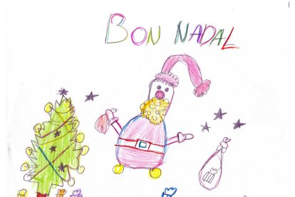 Dibuixa'ns com imagines el teu Nadal.