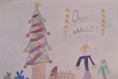 Dibuixa'ns com imagines el teu Nadal.