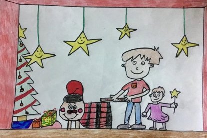 Dibuixa'ns com imagines el teu Nadal.