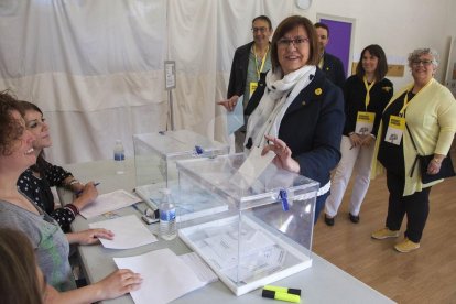 Col·legis electorals a la demarcació de Lleida pels comicis municipals i europeus.