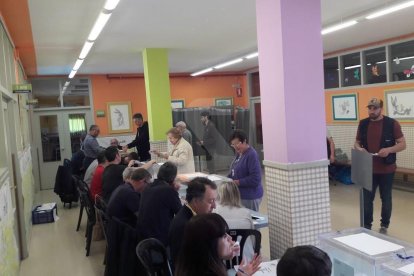 Col·legis electorals a la demarcació de Lleida pels comicis municipals i europeus.