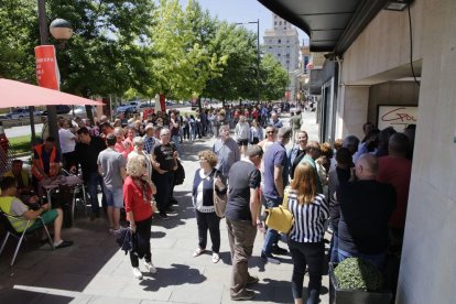 Col·legis electorals a la demarcació de Lleida pels comicis municipals i europeus.