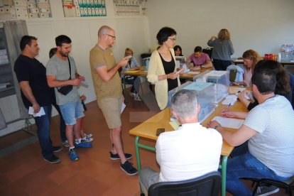 Col·legis electorals a la demarcació de Lleida pels comicis municipals i europeus.