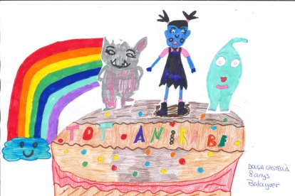 Ous, conills, personatges de conte, dibuixos animats,...
Dibuixa'ns com vols que sigui la teva mona!