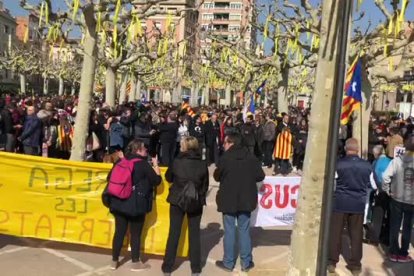 Més de 2.000 persones es manifesten a Tàrrega