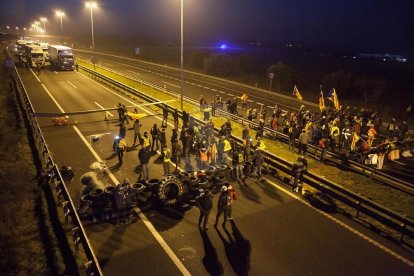 Talls de carreteres, accions dels piquets i concentracions