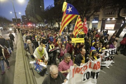 Concentraciones al mediodía y por la tarde en localidades de Lleida contra el juicio del 'proceso'