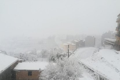 Precipitacions en forma de neu a Ponent des del dimarts al migdia