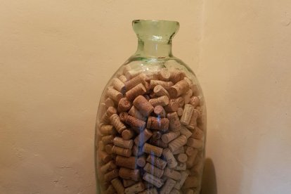 El pom d'una porta, una abella en una flor, una mà,...