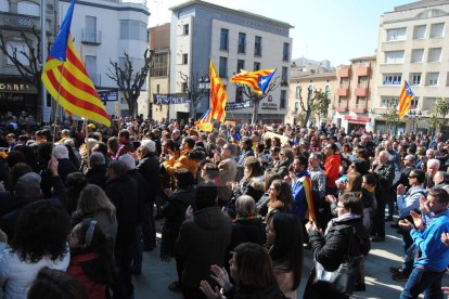 Concentraciones al mediodía y por la tarde en localidades de Lleida contra el juicio del 'proceso'