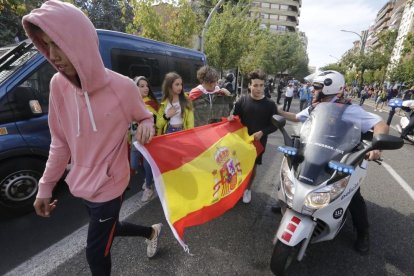 La manifestació d'estudiants ha reunit unes 2.000 persones.