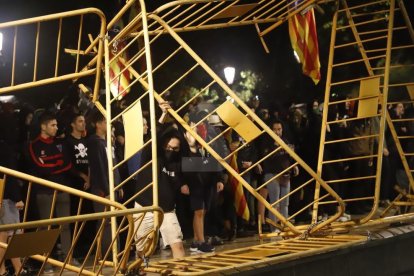 Manifestació unitària a Lleida contra la sentència del procés