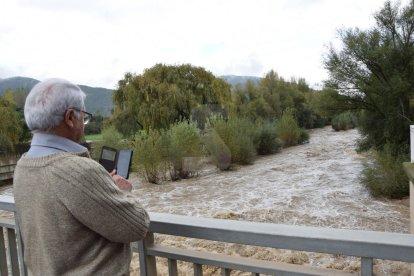 Imatges del temporal de pluja a les comarques de Lleida