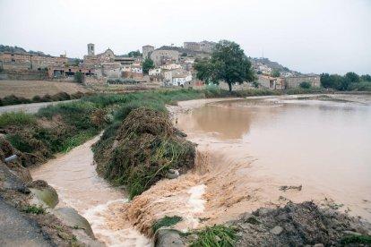 Imatges del temporal de pluja a les comarques de Lleida