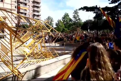 Tensió a la subdelegació del Govern a Lleida