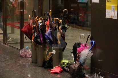 Imatges del temporal de pluja a les comarques de Lleida