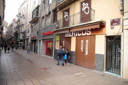 Imatges de la vaga a la ciutat de Lleida