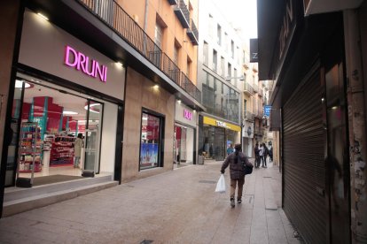 Imatges de la vaga a la ciutat de Lleida