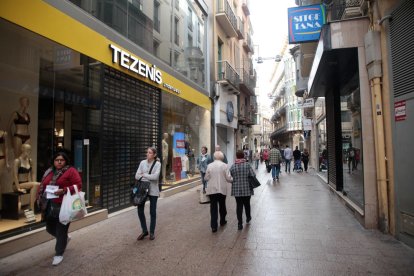 Imatges de la vaga a la ciutat de Lleida
