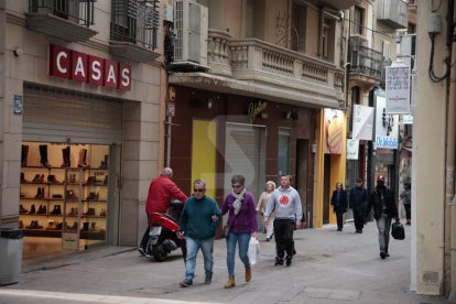 Imatges de la vaga a la ciutat de Lleida