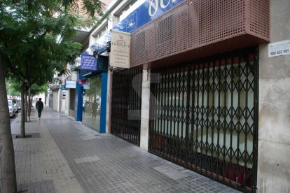 Imatges de la vaga a la ciutat de Lleida