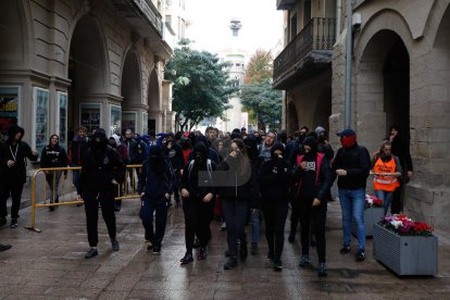 Imatges de la vaga a la ciutat de Lleida
