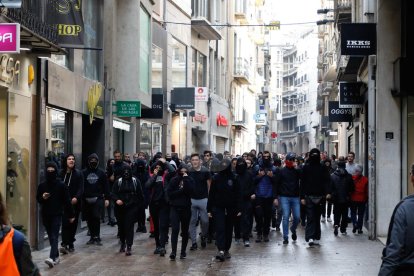 Imatges de la vaga a la ciutat de Lleida