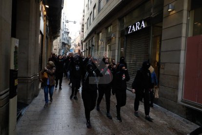 Imatges de la vaga a la ciutat de Lleida